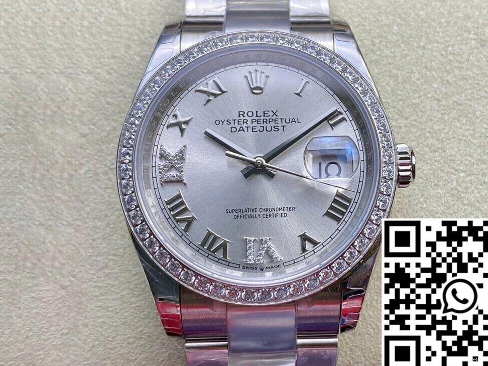Datejust M126284RBR-0022 Factory Bezel Diamond-set Rolex EW 0119
